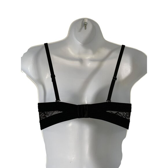 Maidenform Womens Black Lace Detail Multiway Push-Up Bra Size 34B - Picture 4 of 16